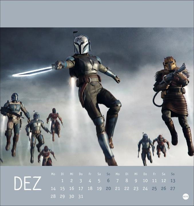 Produktbild The Mandalorian Postkartenkalender 2026 (Harter Einband, Deutsch)