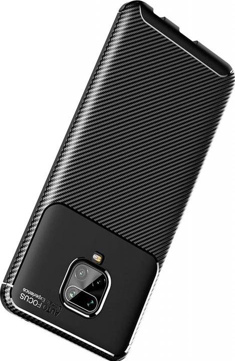 Actual product image Screenguard Xiaomi Redmi Note 9 Pro Cover Carbon Design TPU Case (Xiaomi Redmi Note 9 Pro)