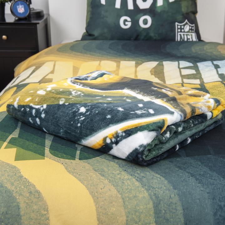 Produktbild NFL Packers Wellsoft-Decke (150 x 200 cm)