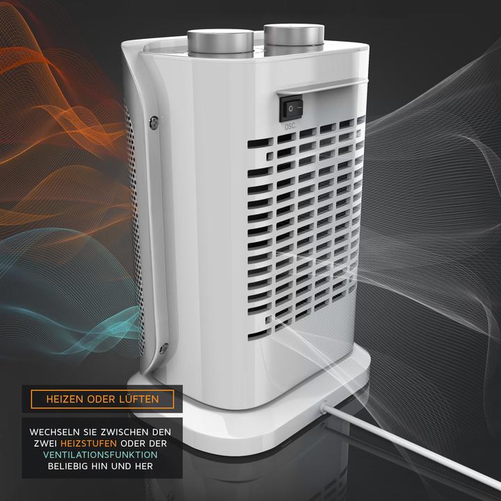 Image du produit Brandson Ventilateur chauffant avec élément chauffant en céramique 1500 W (1500 W)