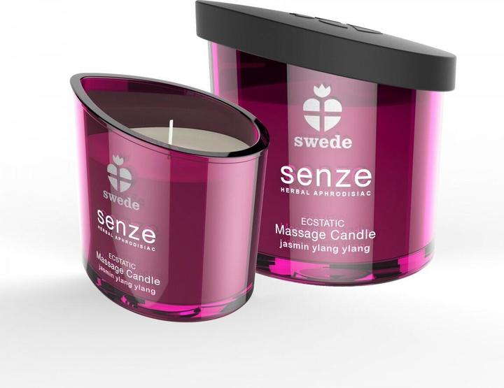 Produktbild Swede Senze Ecstatic Massage Candle Jasmine Ylang Ylang 150 ml (150 ml)