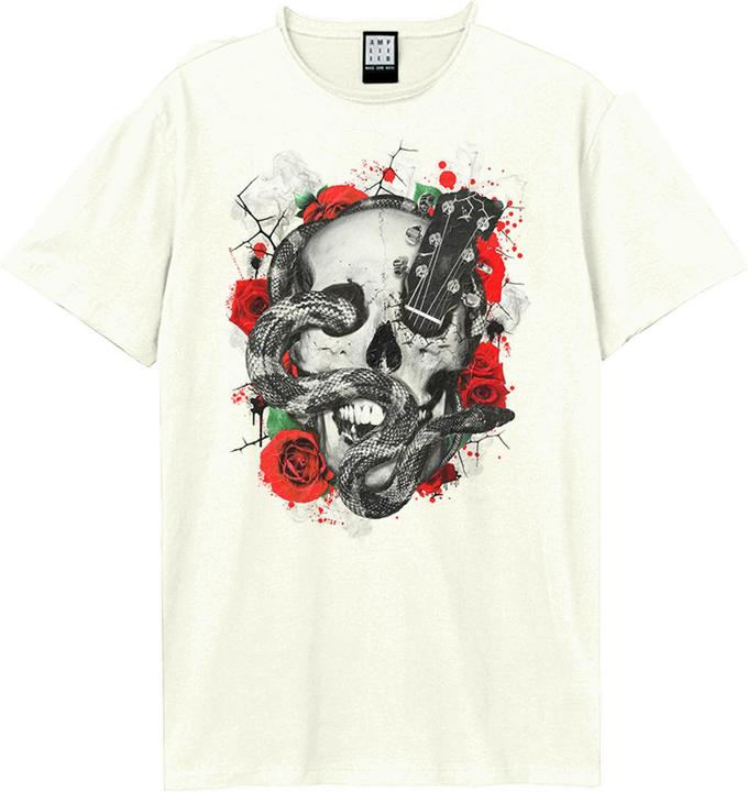 Actual product image Amplified Unisex Adult Snake And Strings T-Shirt (M)