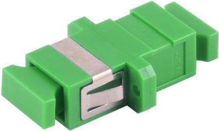 Actual product image Shiverpeaks ®-BASIC-S--Fibre optic connector, SC-SC, simplex, green