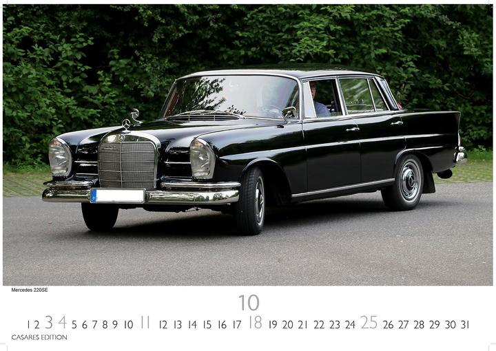 Produktbild Mercedes Classic Cars 2026 S 24x35cm (24 x 35 cm, Deutsch)
