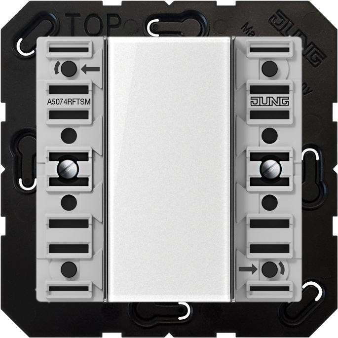Image du produit JUNG Emetteur mural Ein KNX radio A AP 4 canaux A5074RFTSM