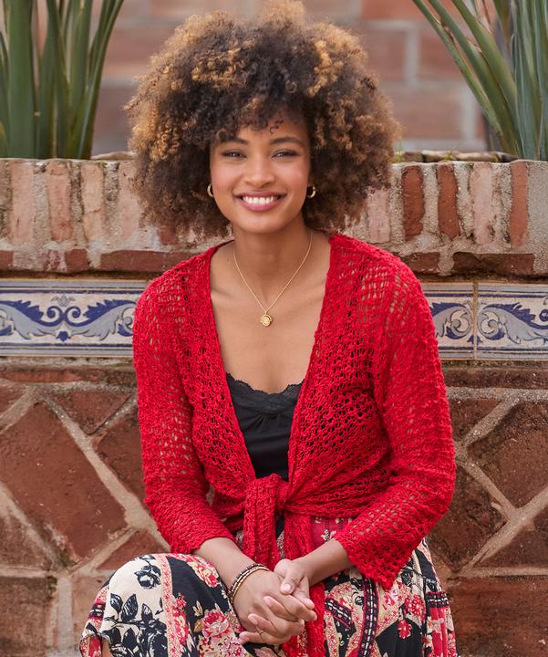 Produktbild Joe Browns Lightweight Popcorn Knit 3/4 Cardigan (One Size)