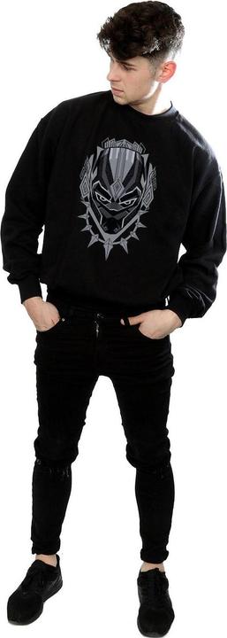 Image du produit Mens Black Panther Head Cotton Sweatshirt (L)
