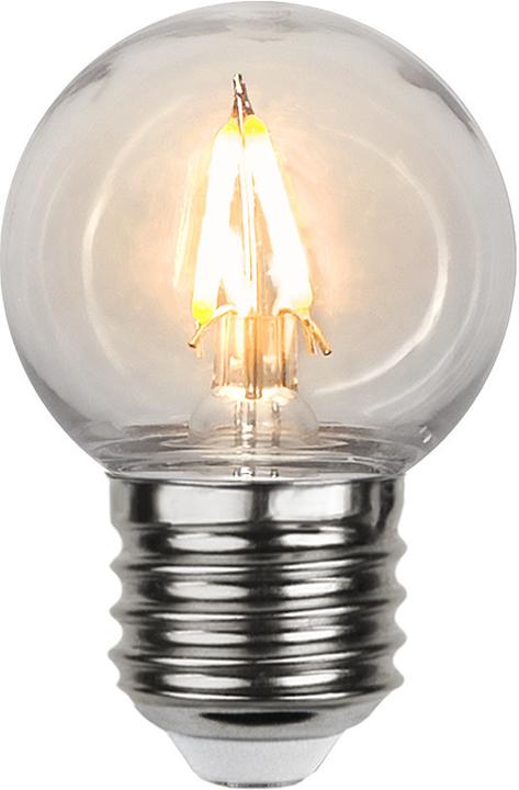 Actual product image Star Trading LED Leuchtmittel E27 G45 Outdoor Lighting PC Cover Filament (E27, 0.60 W, 70 lm, 1 x, G)