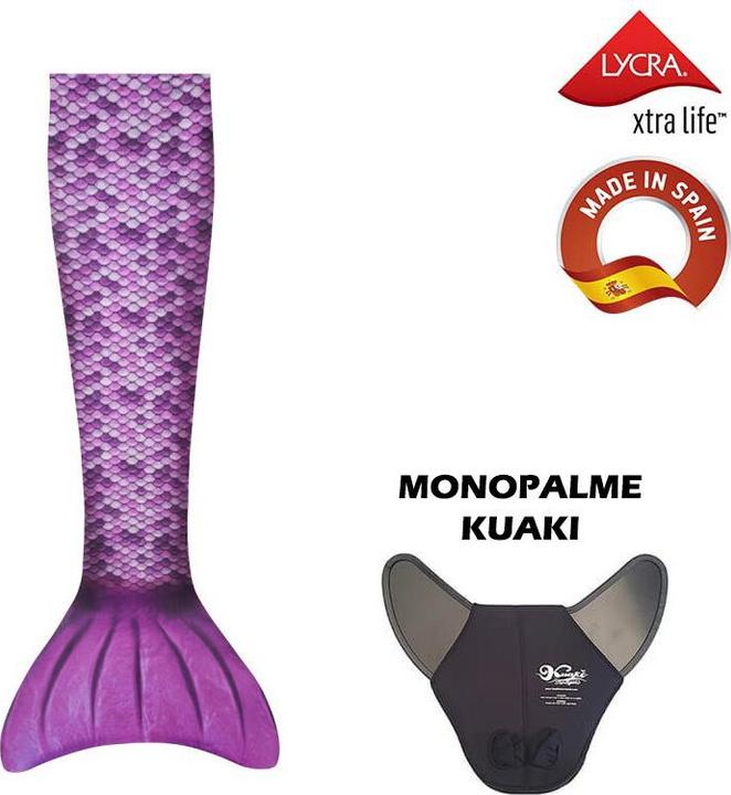 Image du produit Kuaki Mermaids Déguisement queue de sirène avec monopalme