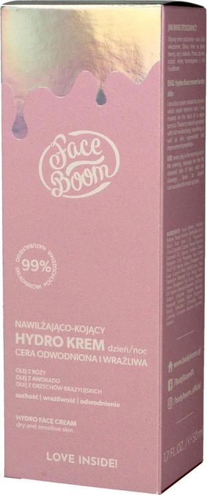 Immagine prodotto Boom - Crema viso Hydro Crema idratante e lenitiva per pelli disidratate e sensibili (50 ml, Crema 24h)