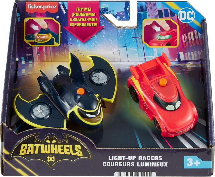 Produktbild Fisher-Price Batwheels Lichteffekt Rennautos - Redbird & Friend
