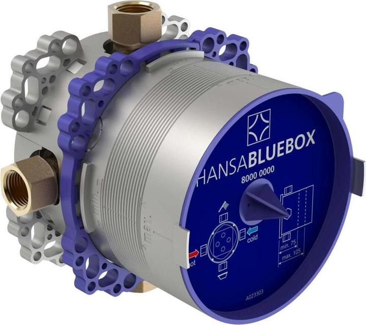 Hansa UP corpo base HANSABLUEBOX DN 15, 1/2, senza valvola di pre-stop