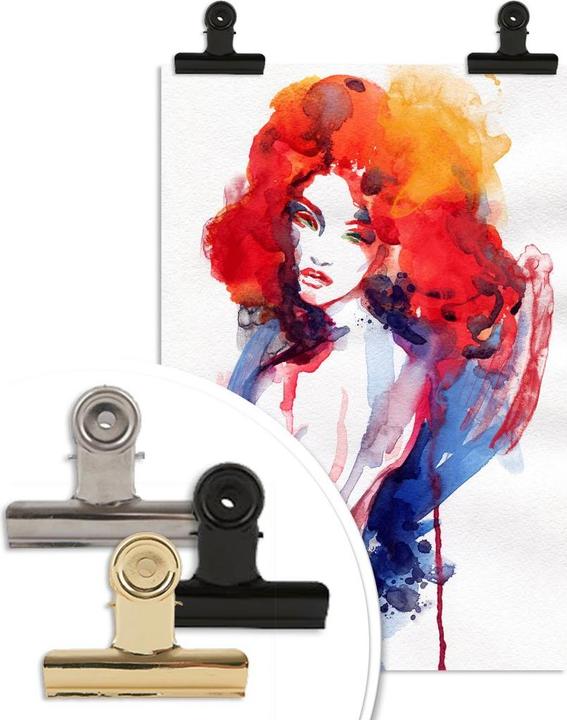 Immagine prodotto Trenddeko La donna con i capelli rosso fuoco (90 x 140 cm)