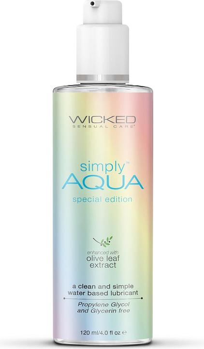 Wicked Sensual Care Simply Aqua Special Edition Lubricant 120 ml Transparent (120 ml)