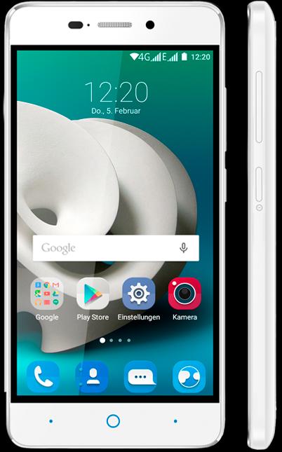 Image du produit ZTE Blade A452 (8 Go, Blanc / Argent, 5", Double SIM, 13 Mpx, 4G)
