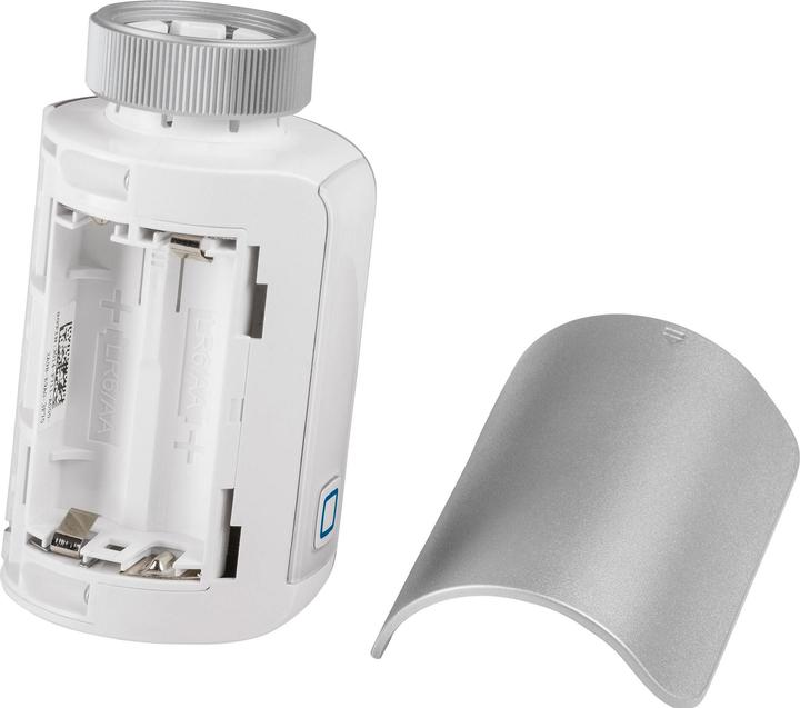 Produktbild EQ-3 Smart Home Heizkörperthermostat – Evo, Silber, digitaler Thermostat Heizung, Steue