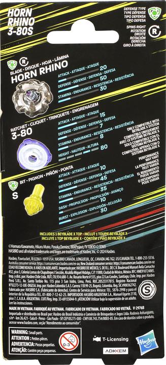 Actual product image Hasbro Beyblade QS Single Pack ass. (German, French, Italian, English)