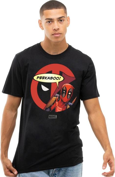 Actual product image Deadpool Mens Peekaboo T-Shirt (XL)