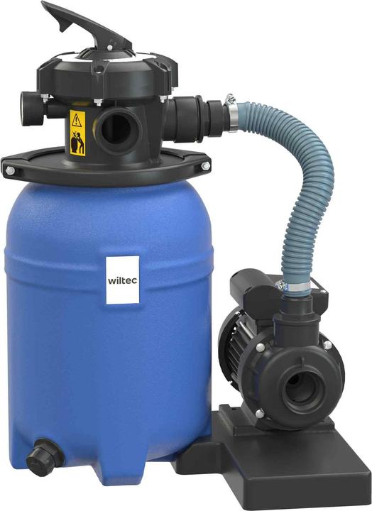 Produktbild Wiltec Sandfilteranlage 250W 14l Filtertank 10000l/h Pool Pumpe Filterpumpe