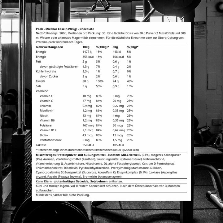 Produktbild Peak Ice Works Micellar Casein (Schokolade, 1 Stk., 900 g)