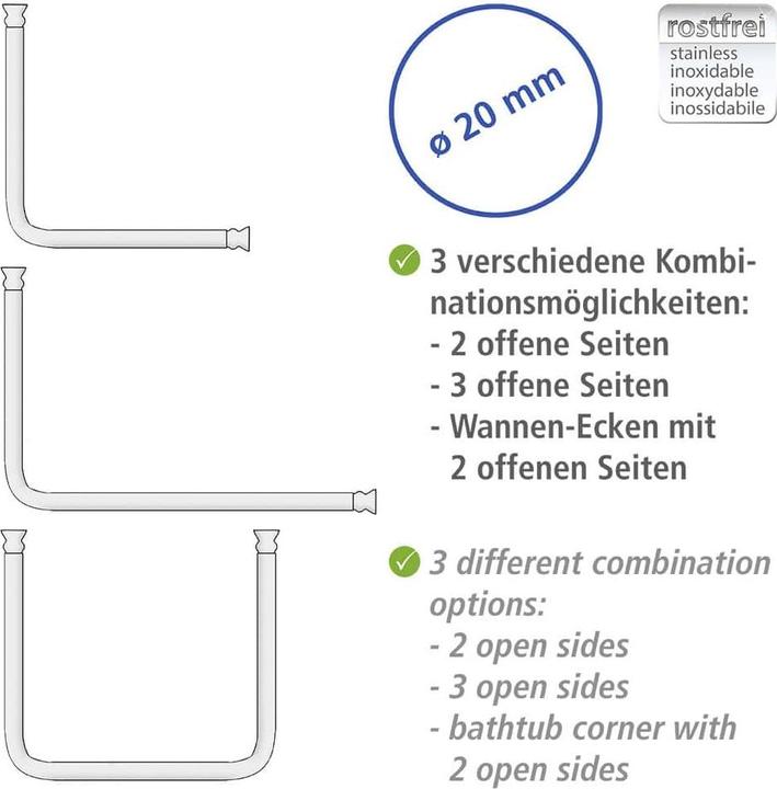 Actual product image Wenko Angle bar
