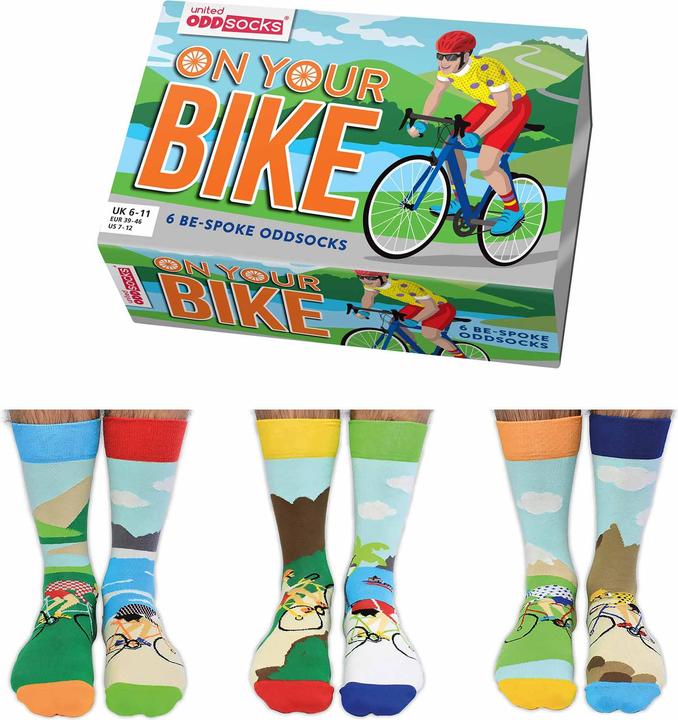 Produktbild United Oddsocks On your bike (3er Pack, 39 - 46)