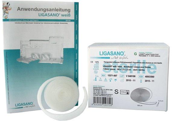 Produktbild Ligasano ® 1 m x 1.5 1 Stk weiss (Fusscrème & Fussgel)