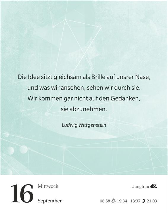 Actual product image Harenberg Gute Gedanken tanken Tagesabreisskalender 2026 - Denkanstösse für das ganze Jahr (11 x 14 cm, German)