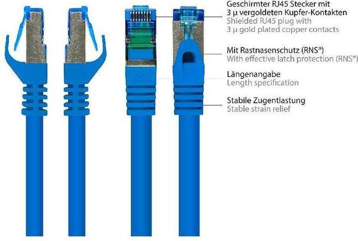 Actual product image Good Connections Alcasa (S/FTP, CAT6a, 3 m)