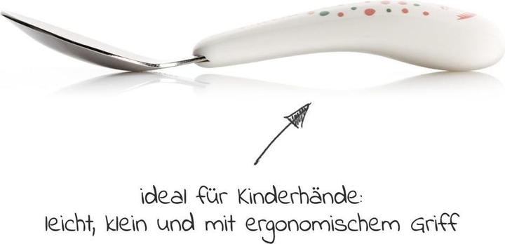 Produktbild MiaMia Esslernbesteck Esslern Besteck-Set 4-teilig mit ergonomsichen Griffen