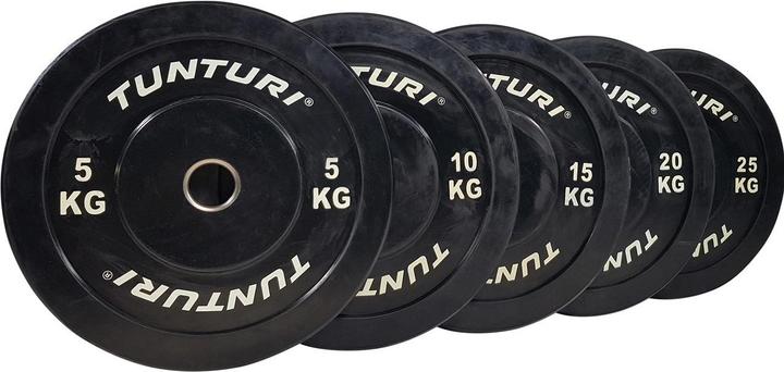 Produktbild Tunturi Bumper Plate Hantelscheiben 50 mm 25 kg (1 x 25 kg)