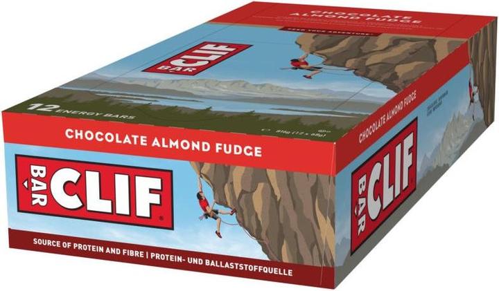 Image du produit Clif Bar Fudge au chocolat et à l'amande (Chocolate, 12 pcs, 816 g)