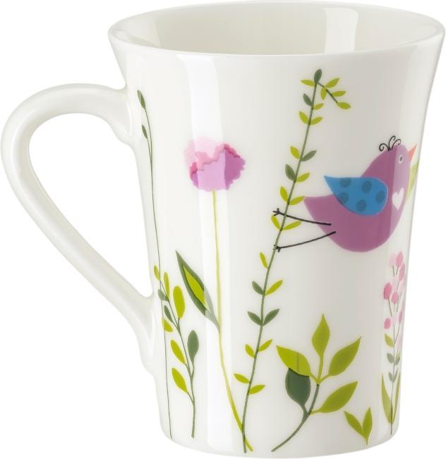 Actual product image Hutschenreuther My Mug Collection - Birdie - Pink - Mug with handle (400 ml, 1 x)
