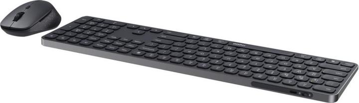 Actual product image Rapoo Wireless multi-mode desk set 9810M, QWERTZ, dark grey (00228039) (DE, Wireless)