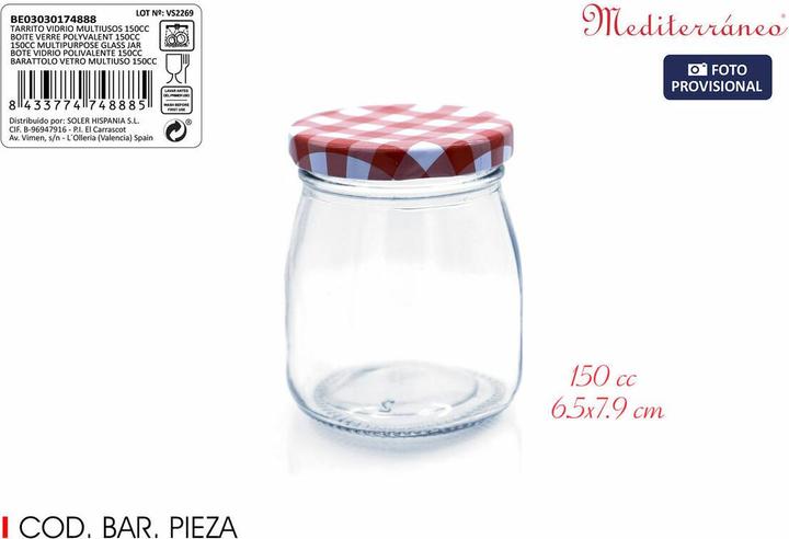 Actual product image Mediterraneo Gefäss Glas 150 ml (72 Stück) (0.15 l, 72 x)