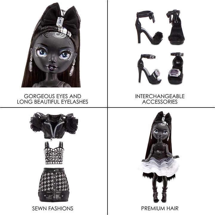 Actual product image Rainbow High - Shadow High Doll - Shanelle Onyx