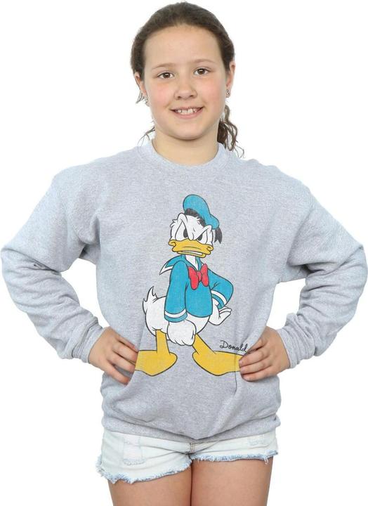 Actual product image Disney Girls Donald Duck Angry Sweatshirt (140, 146)