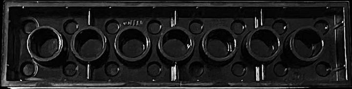 Actual product image LEGO 2x8 bricks Black - 3007 NEW! Quantity 100x (3007, LEGO Classic)