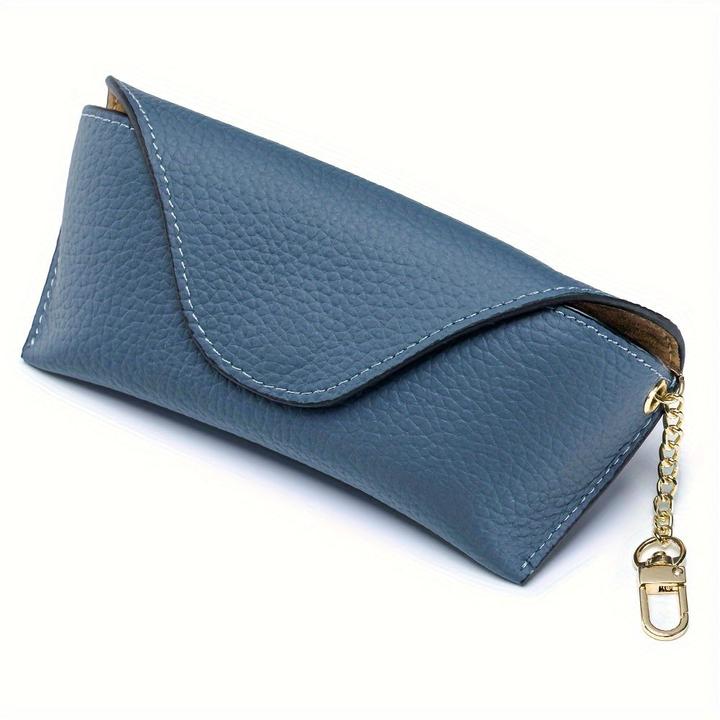 Actual product image Only-Bags.Store Genuine Leather Glasses Case Magnetic Sunglasses Reading Glasses Box Cover Portable Glasses Case