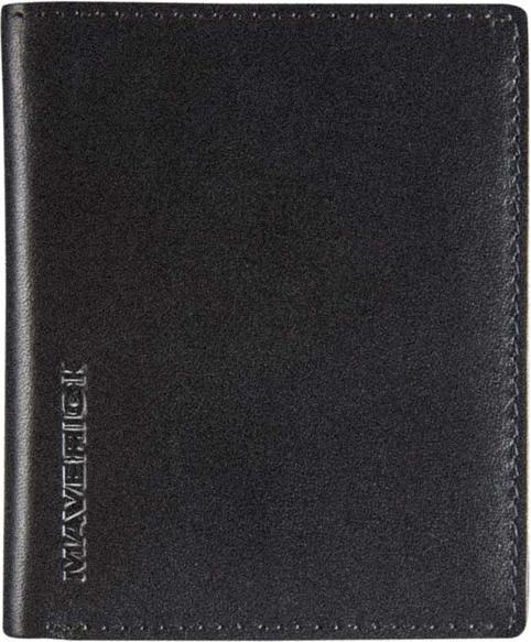 Actual product image Maverick Wallet All Black 8.5 x 10.2 cm