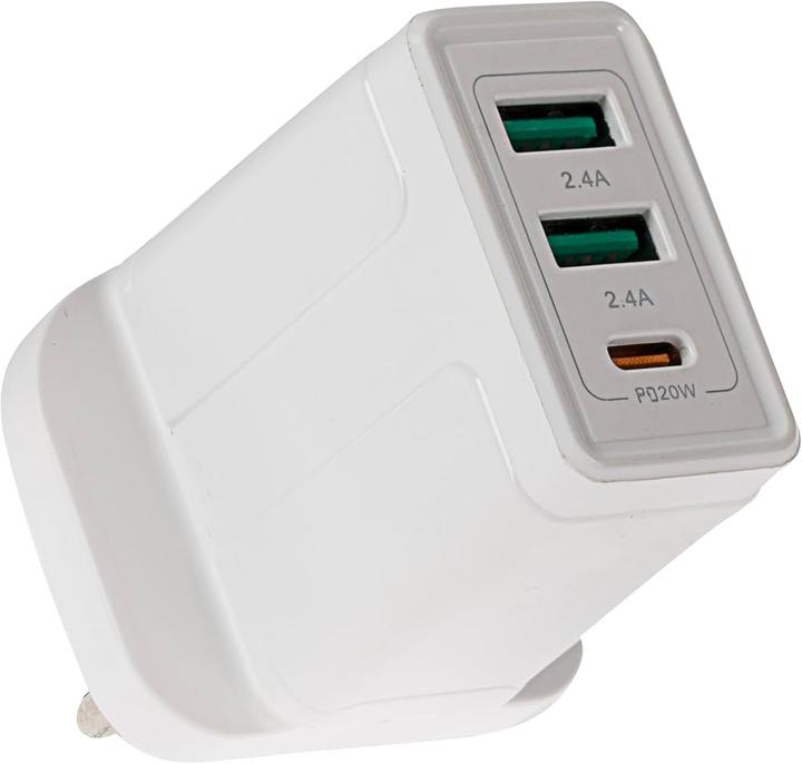 Immagine prodotto Dicota Caricatore da parete GaN a 3 porte (32W) bianco UK (32 W)