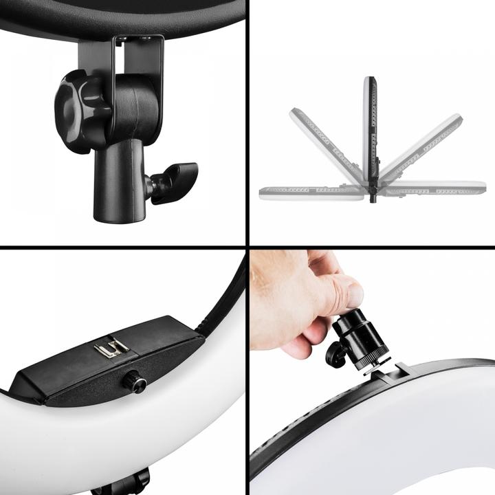 Image du produit Walimex pro Lumière d'anneau LED Pro Medow 960 Pro Bi Color (éclairage annulaire)