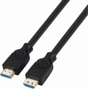 Produktbild TTL HDMI-Kabel (Rastnasen) 0,5m, HDMI St./St. Ethernet, schwarz, HDMI Highspeed, Ethernet, UHD/4K fähig (0.50 m, HDMI)