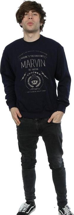 Actual product image Looney Tunes Mens Marvin The Martian Where's The Kaboom Sweatshirt (L)