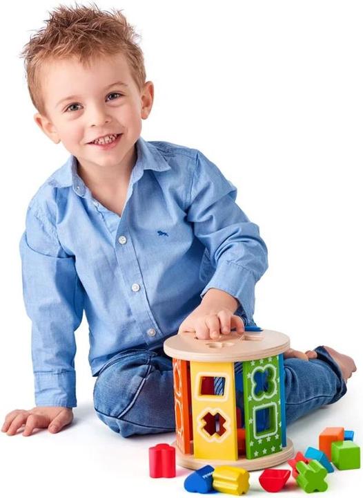 Produktbild Woody Sortierer mit Holzrollen