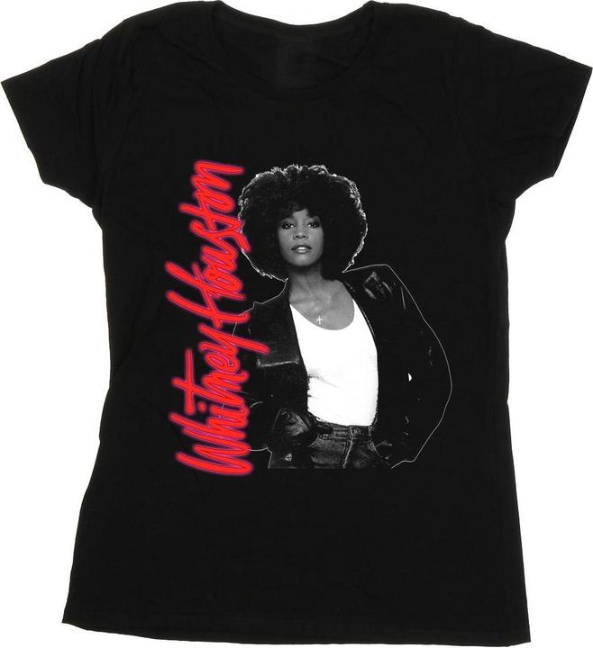 Actual product image Whitney Houston Womens/Ladies Whitney Pose Cotton T-Shirt (M)