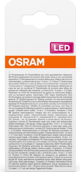 Produktbild Osram Led Retrofit Classic A (E27, 60 W, 806 lm, 1 x, F)