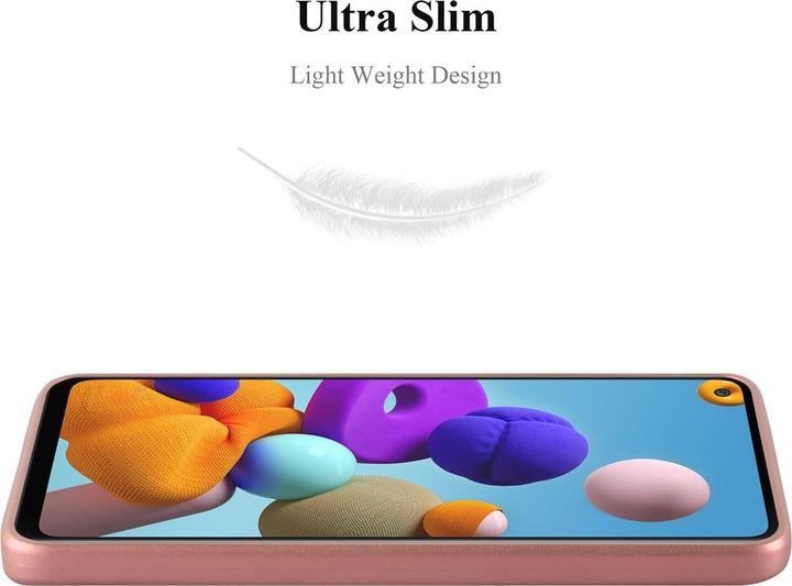 Actual product image Cadorabo TPU Matt Metallic Cover (Samsung Galaxy A21s)