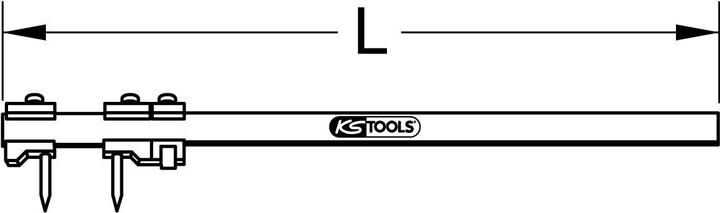 Actual product image KS Tools Precision Bar Compass