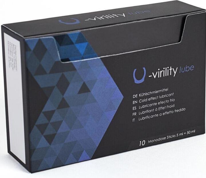 Actual product image 500 Cosmetics U-Virility Lube Lubricant With Cooling Effect 10 X 5 ml